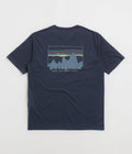 Patagonia 73 Skyline Organic T-Shirt in New Navy