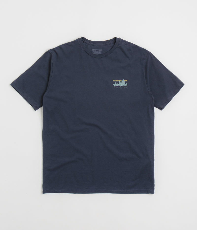 Patagonia 73 Skyline Organic T-Shirt in New Navy
