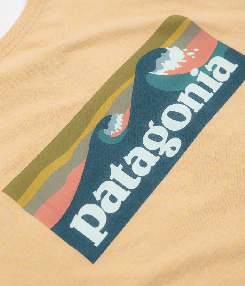 Patagonia Boardshort Logo Pocket Responsibili-Tee T-Shirt in Beeswax Tan