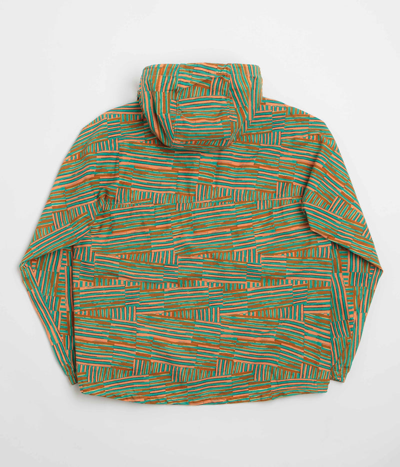 Patagonia Funhoggers Anorak in Quilty Fitz: Heartleaf Green