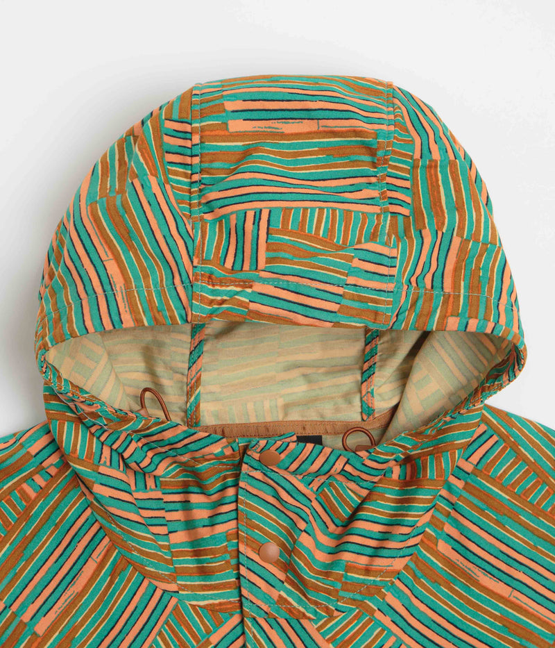 Patagonia Funhoggers Anorak in Quilty Fitz: Heartleaf Green