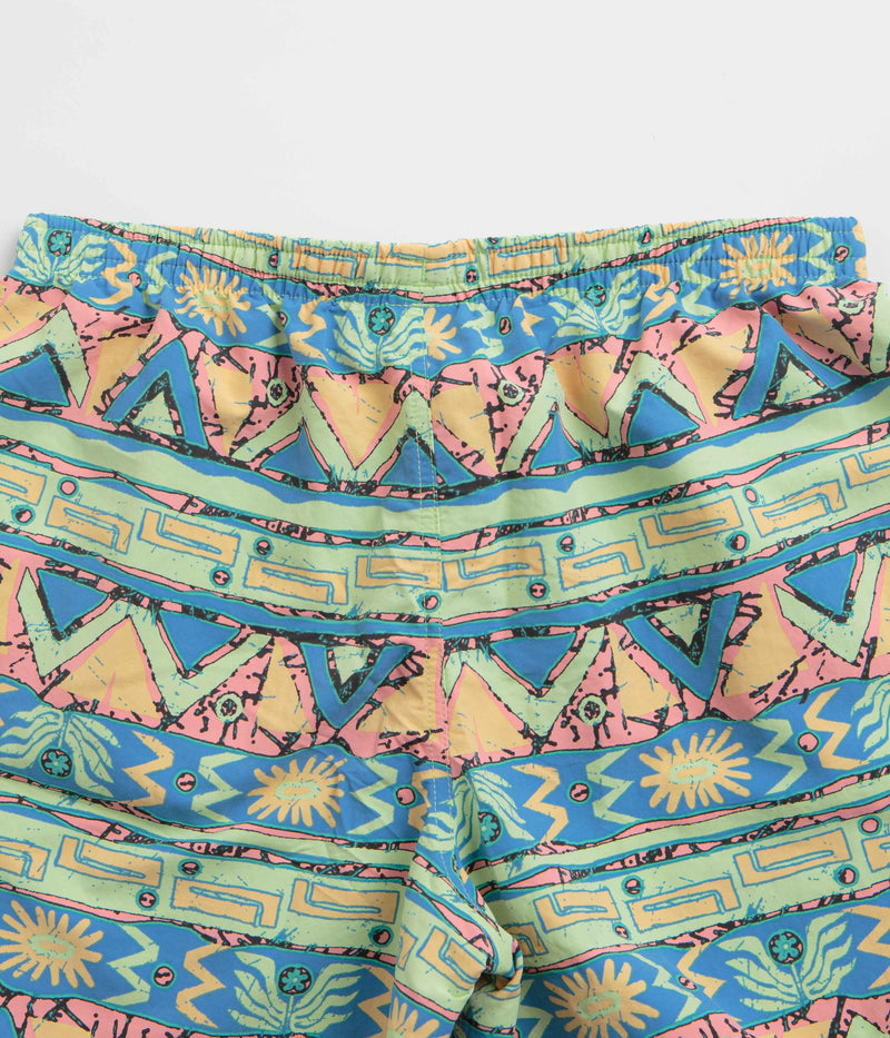 Patagonia Womens Baggies 5" Shorts in High Hopes Geo: Salamander Green