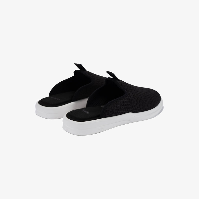 Pelli - Jet Black Waffle / Lily White