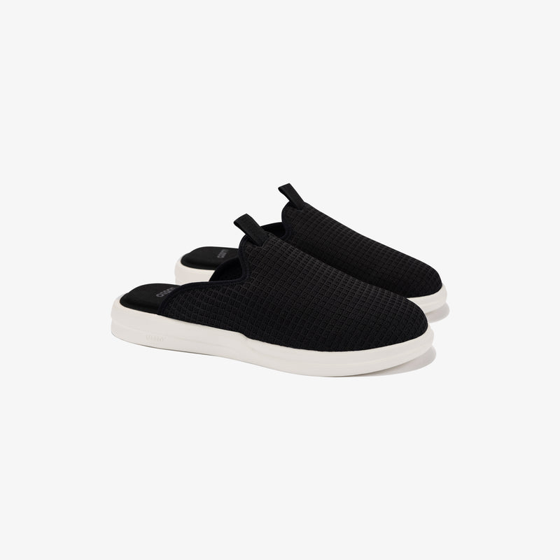 Pelli - Jet Black Waffle / Marshmallow