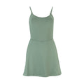 Women's sea spray A-line dress with spaghetti straps and fitted bodice