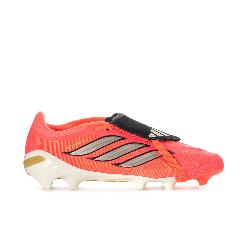 Men's FG/MG soccer cleat, pink upper with black accents and silver logo
