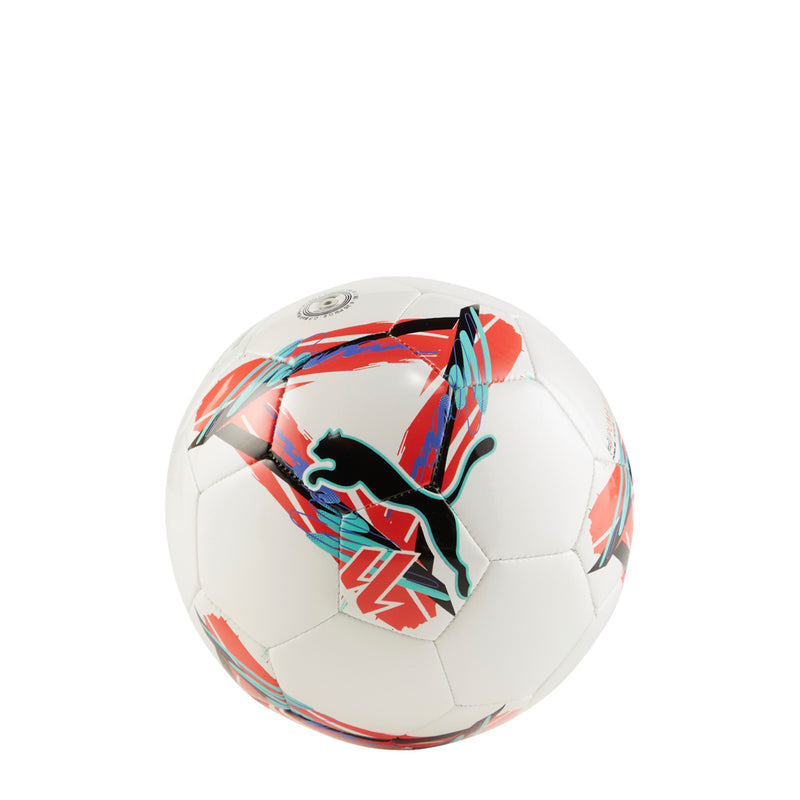 Puma mini soccer ball, white with multicolor design and LaLiga badge