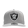 Grey baseball cap with Raiders shield logo on the front panel