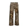 Men's woven camouflage pants with an elastic waistband, straight leg