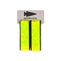 GORUCK reflective ruck bands in neon yellow, set of two on branded card