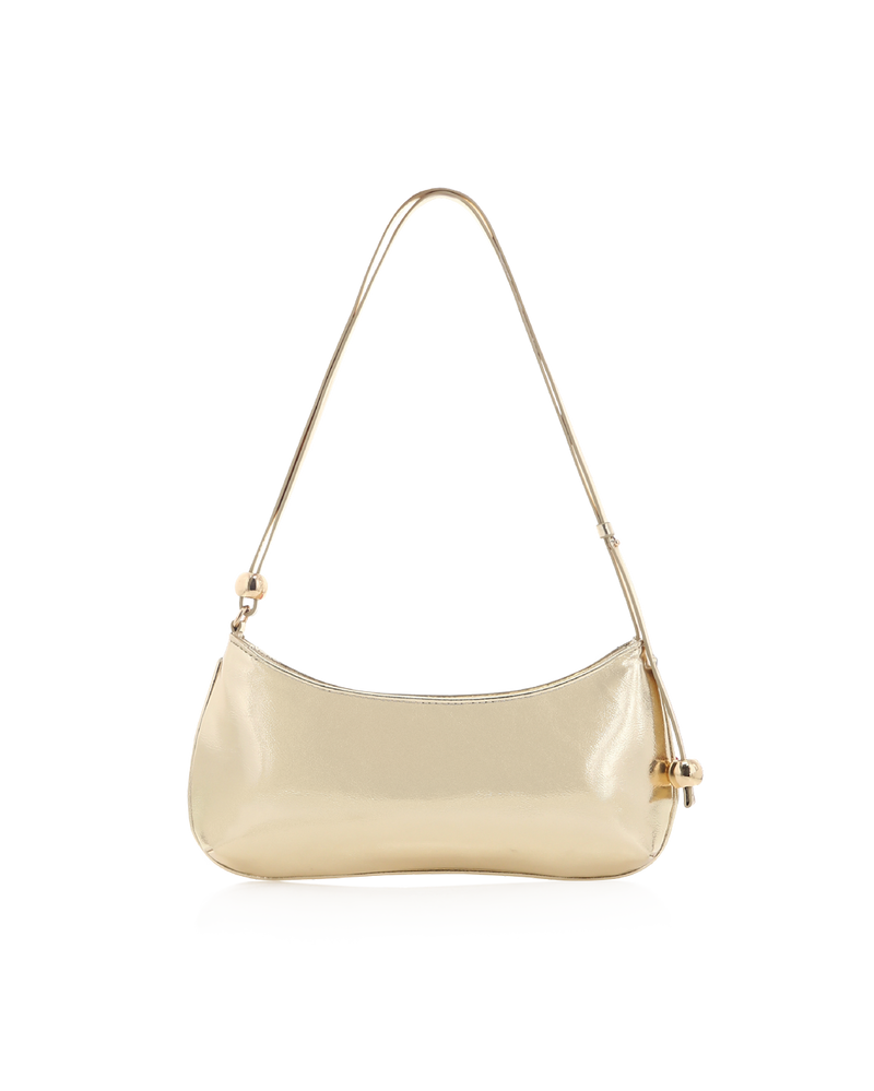 ROSABELLE SHOULDER BAG - GOLD METALLIC-Handbags-Billini-BILLINI USA
