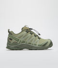 Salomon XA Pro 3D GTX Shoes in Gray Green and Alfalfa / Deep Lichen Green