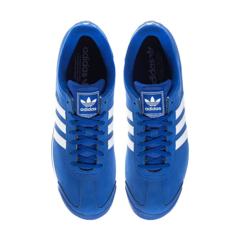 Men's Samoa sneakers, blue with adidas logo on tongue and lace-up design