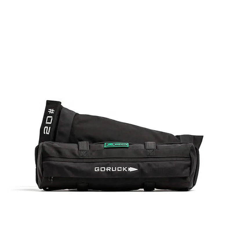 GORUCK 20LB sandbag kit with black filler bag, durable fitness training gear