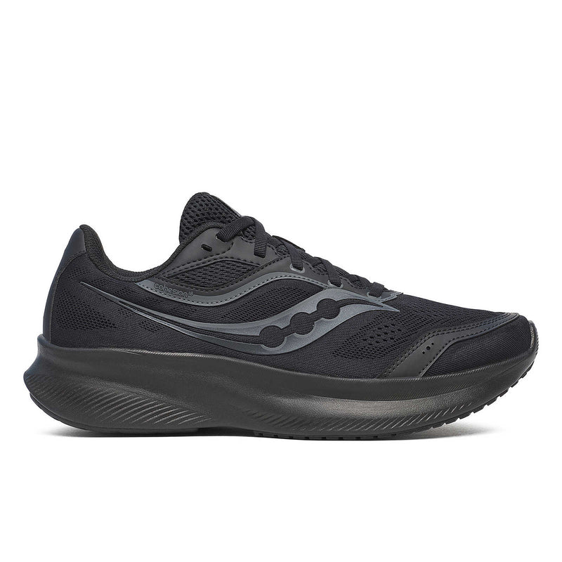 Saucony Men's Cohesion 18 Running Shoes in Triple Black