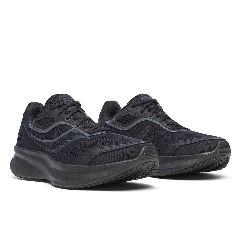 Saucony Men's Cohesion 18 Running Shoes in Triple Black