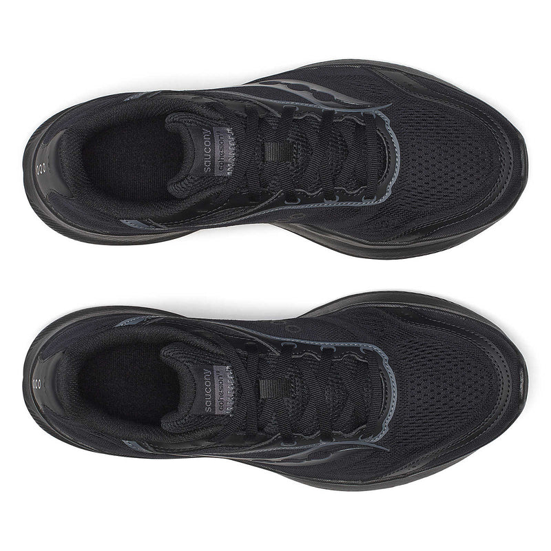 Saucony Men's Cohesion 18 Running Shoes in Triple Black