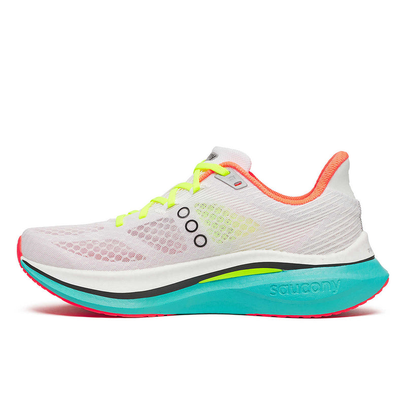 Saucony Men's Endorphin Speed 5 Running Shoes in White/Mutant