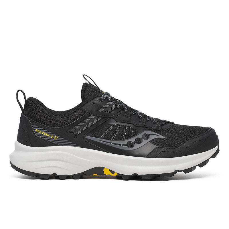 Saucony Men's Excursion TR17 Running Shoes in Black/Fog