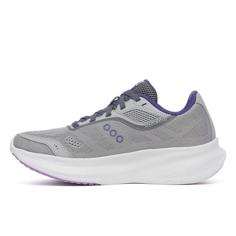 Saucony Women's Cohesion 18 Running Shoes in Fossil/Crocus (Wide)