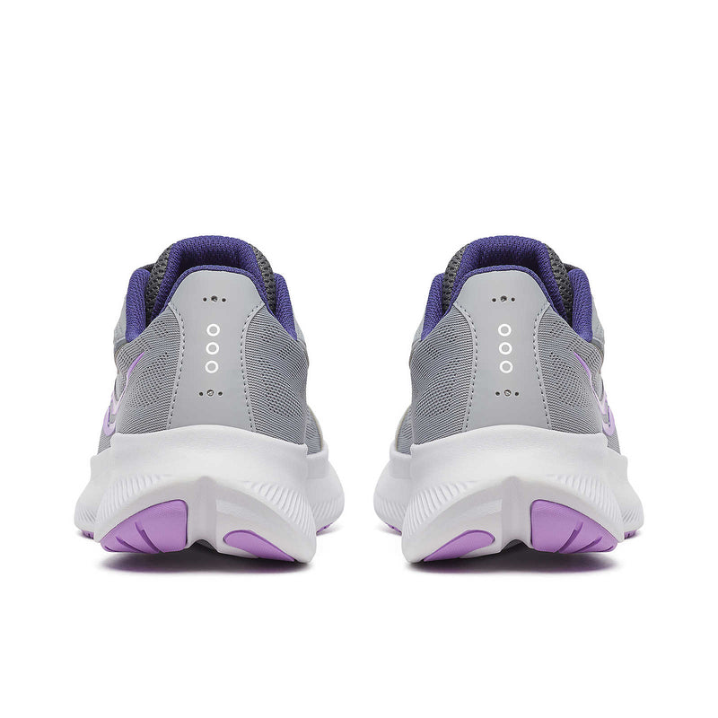 Saucony Women's Cohesion 18 Running Shoes in Fossil/Crocus (Wide)