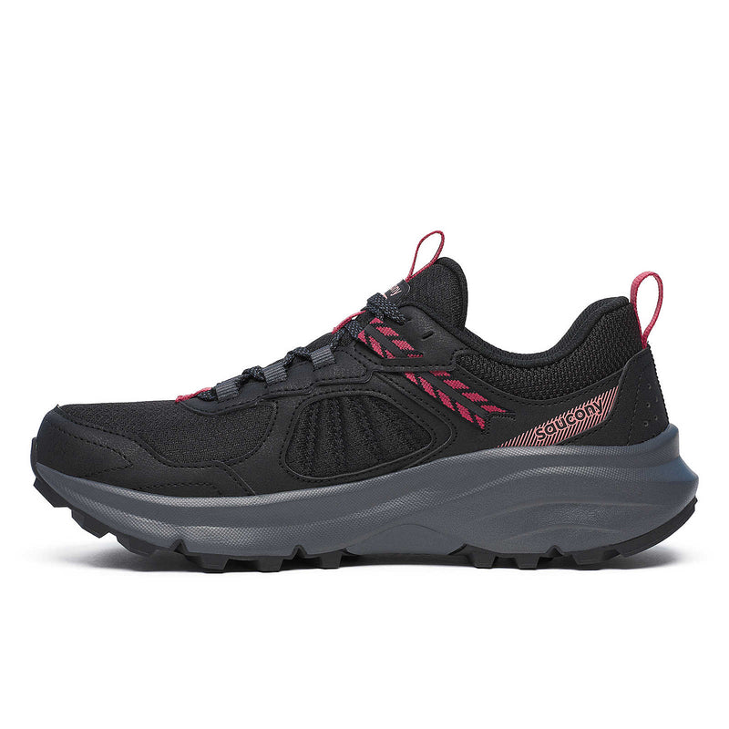 Saucony Women's Excursion TR17 Running Shoes in Black/Shadow (Wide)