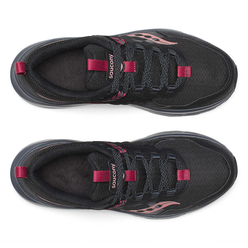 Saucony Women's Excursion TR17 Running Shoes in Black/Shadow (Wide)