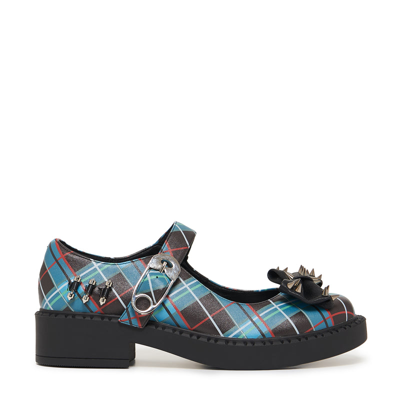 KOI_Simulacrums Plaid Mary Janes_ECOM