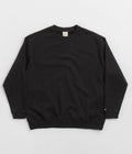 Snow Peak Recycled Cotton Crewneck Sweatshirt in Black