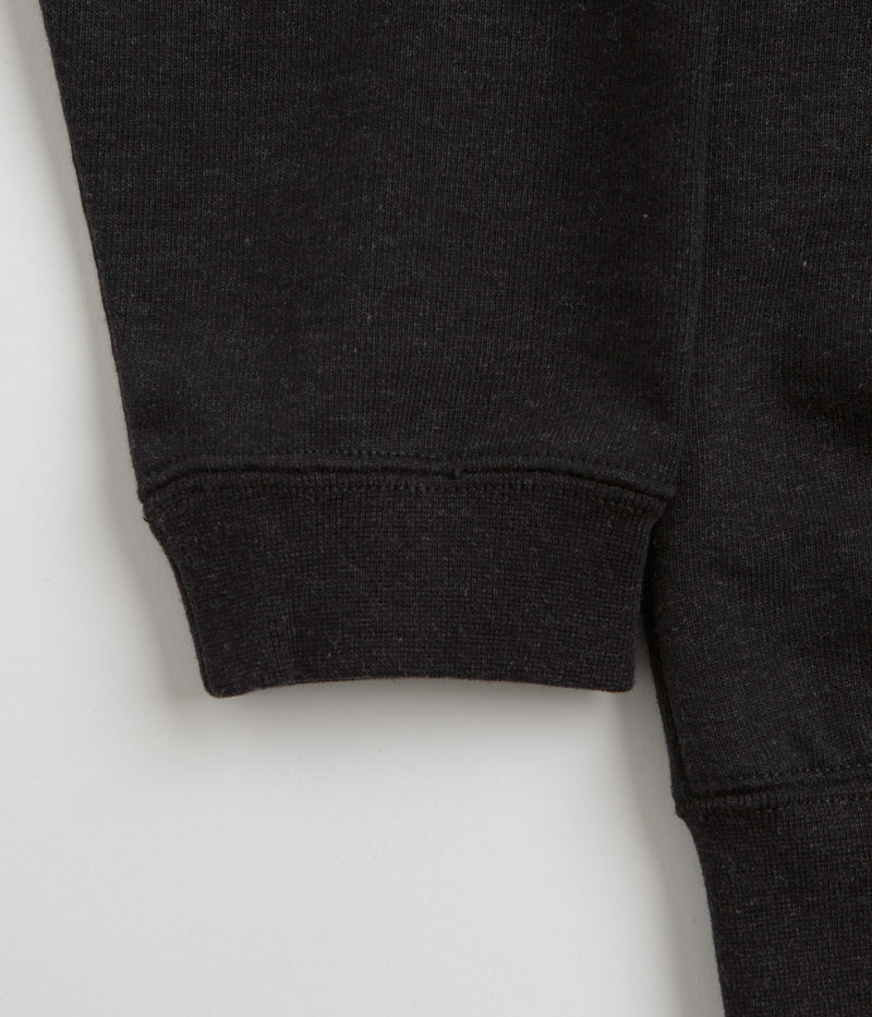 Snow Peak Recycled Cotton Crewneck Sweatshirt in Black