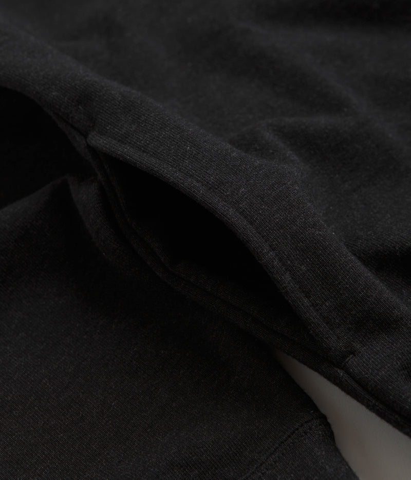Snow Peak Recycled Cotton Crewneck Sweatshirt in Black