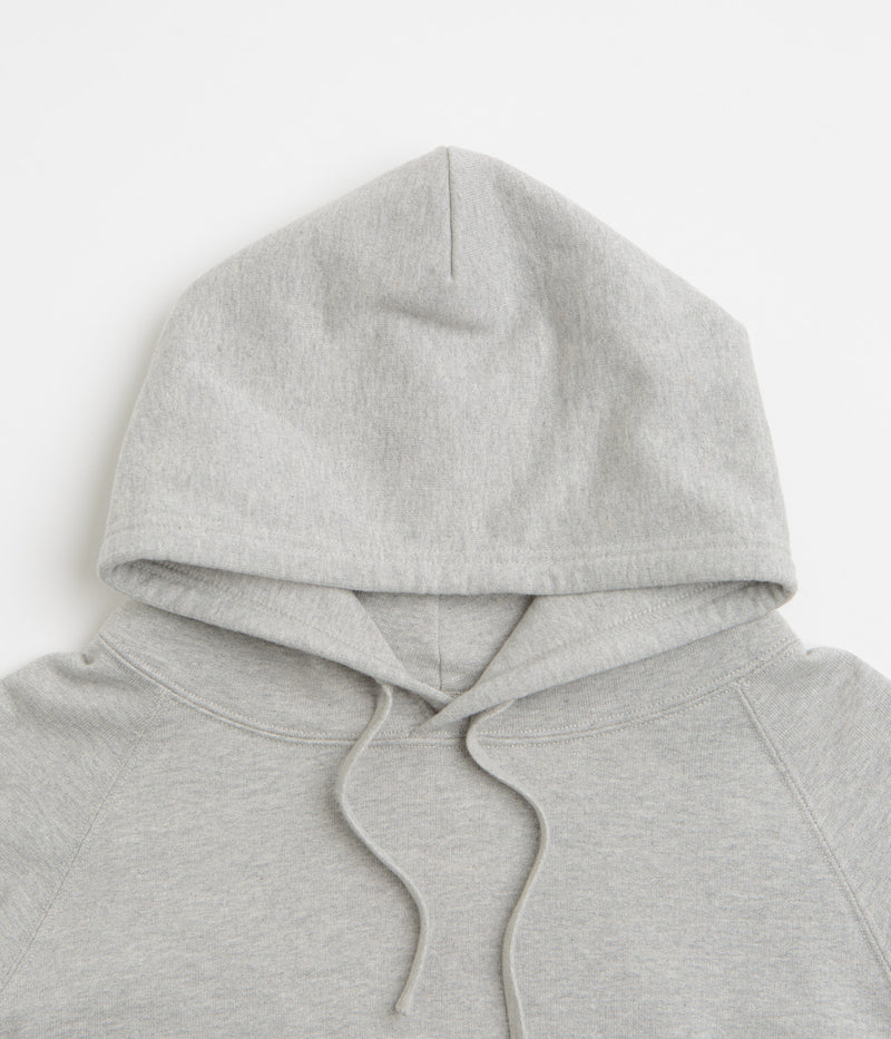 Snow Peak Recycled Cotton Hoodie in Mid Grey