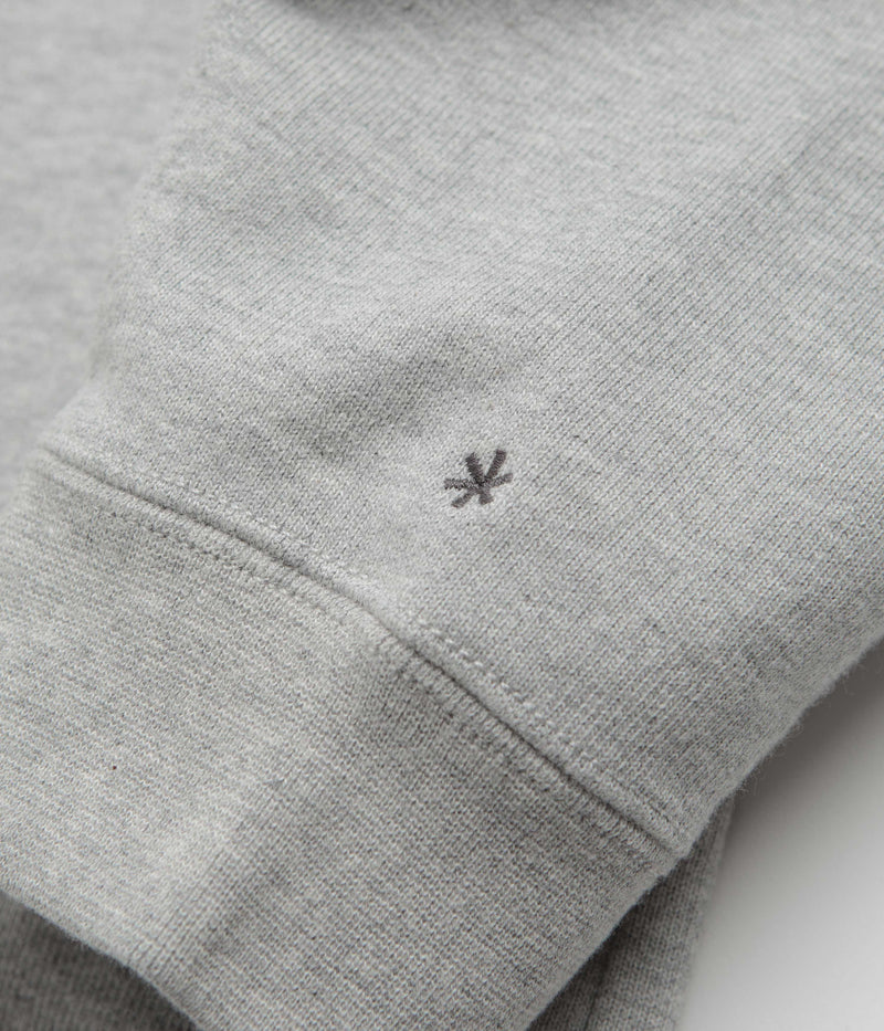 Snow Peak Recycled Cotton Hoodie in Mid Grey