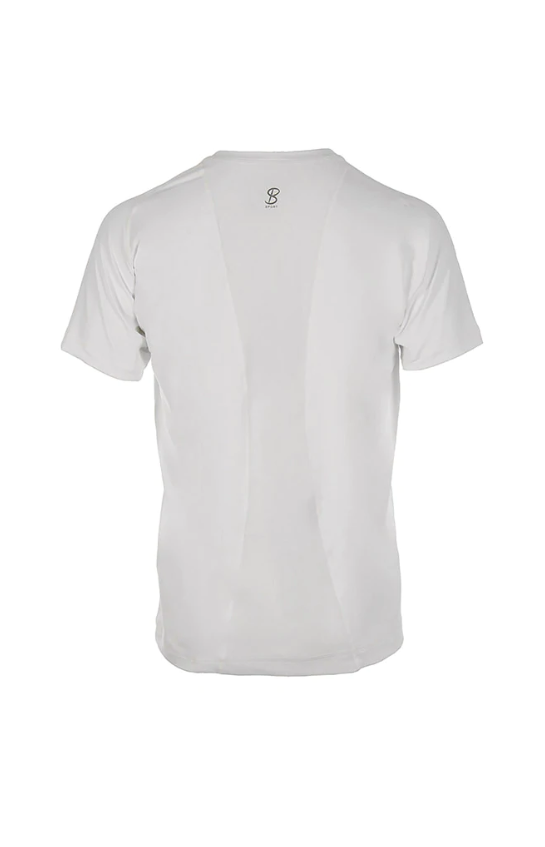 Sofibella Men's Athletic Short Sleeve Shirt - White