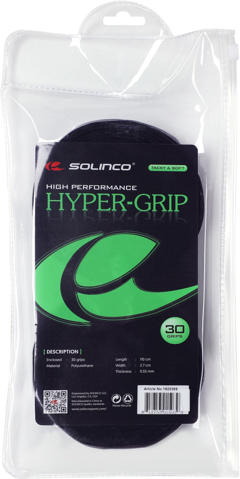 Solinco Hyper Overgrip - 30 Pack