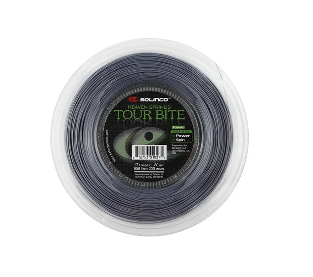 Solinco Tour Bite Tennis String Reel in Silver