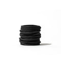 GORUCK black speed laces coiled on white background, rugged rucking shoe accessory