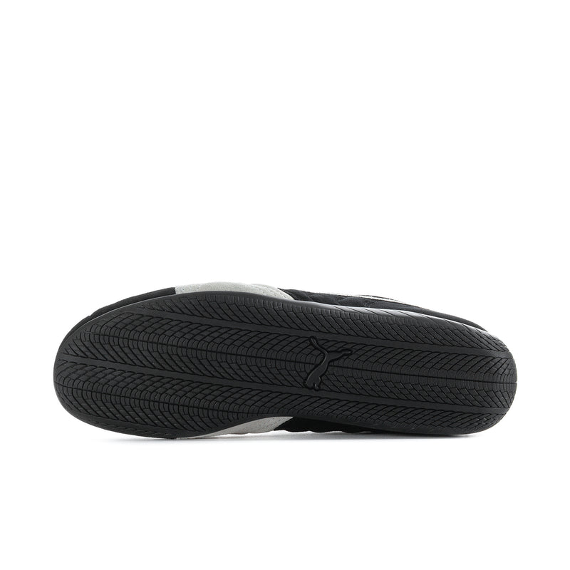 Men's black sneaker outsole with textured tread pattern