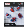 Spider-man 5-pack Jibbitz shoe charms, multi-color character set