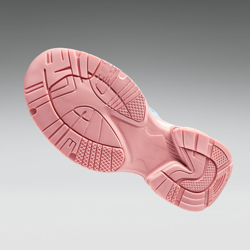 Starlet Ruffle Ballet Mary Janes- Pink sole view