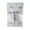 Shoe care kit pouch with premium deep cleaning solution and stiff bristle brush