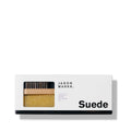 Suede cleaning kit box with suede eraser and brush compartments