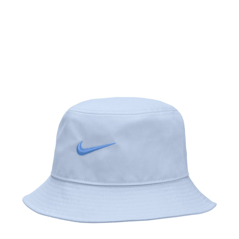 Nike bucket hat in light blue with Swoosh logo on front