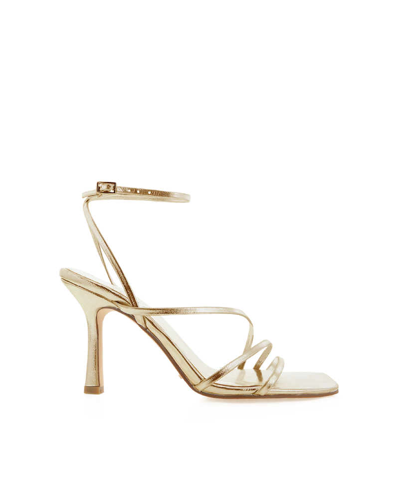 SYLVIA - GOLD METALLIC-Heels-Billini-BILLINI USA