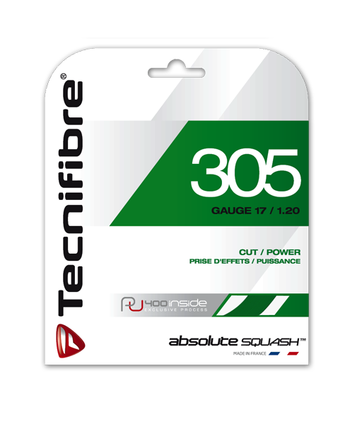 Tecnifibre 305 Green 17 Squash String - atr-sports