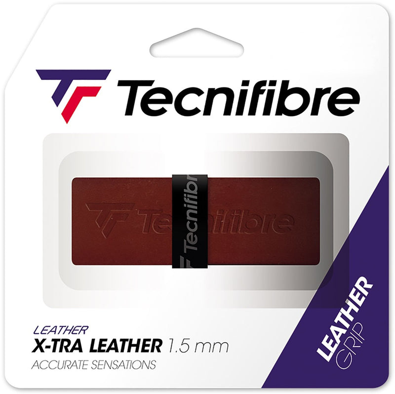Tecnifibre X-TRA Leather Replacement Grip in Brown
