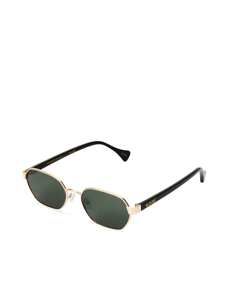 THE BLAKE - GOLD-DARK OLIVE-SUNGLASSES-BANBE-BILLINI USA