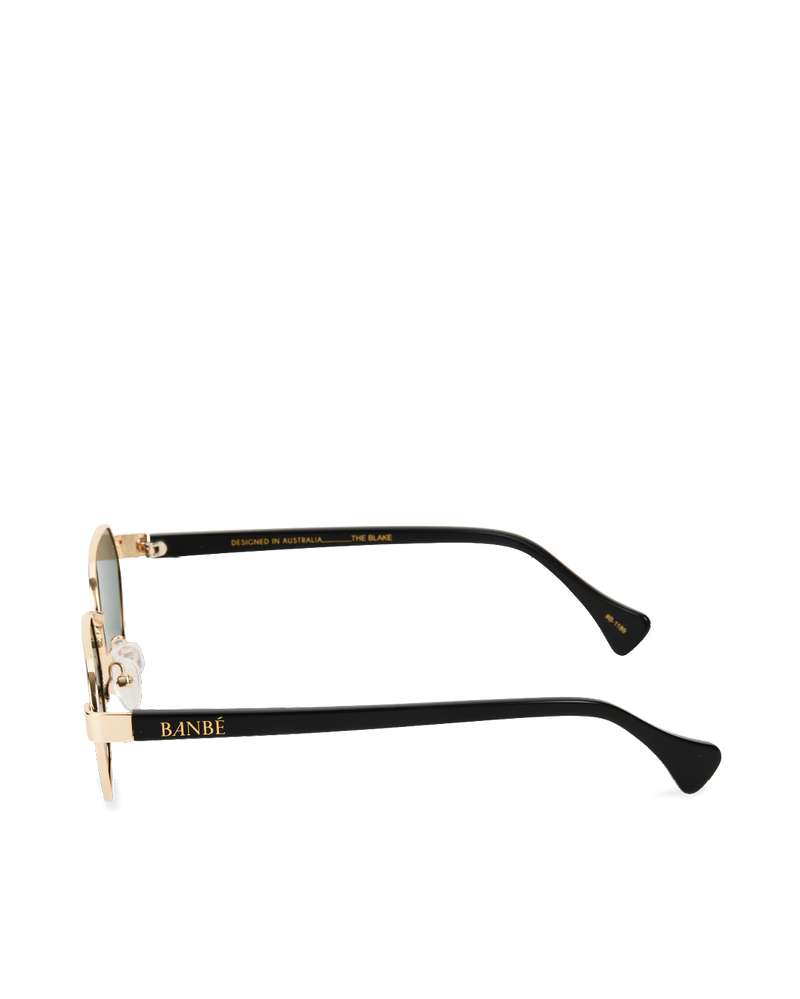 THE BLAKE - GOLD-DARK OLIVE-SUNGLASSES-BANBE-BILLINI USA