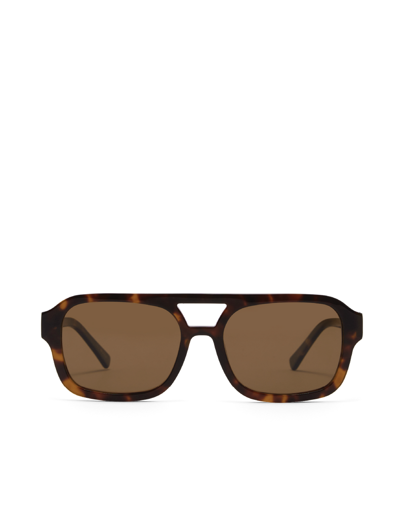 THE DEL RAY - HAVANA TORT-CHOCOLATE-SUNGLASSES-BANBE-BILLINI USA