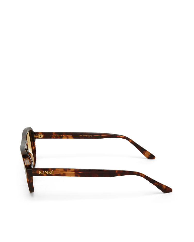THE DELEVIGNE - HAVANA-YELLOW-SUNGLASSES-BANBE-BILLINI USA